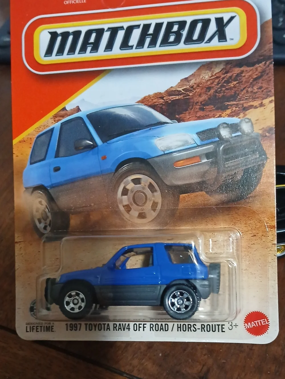 Matchbox 1997 Toyota RAV4 Off-Road Toy - Blue